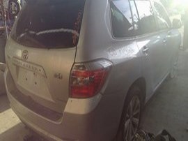 2008 TOYOTA HIGHLANDER SILVER HYBRID LIMITED 3.3L,AT,AWD.  Z24891